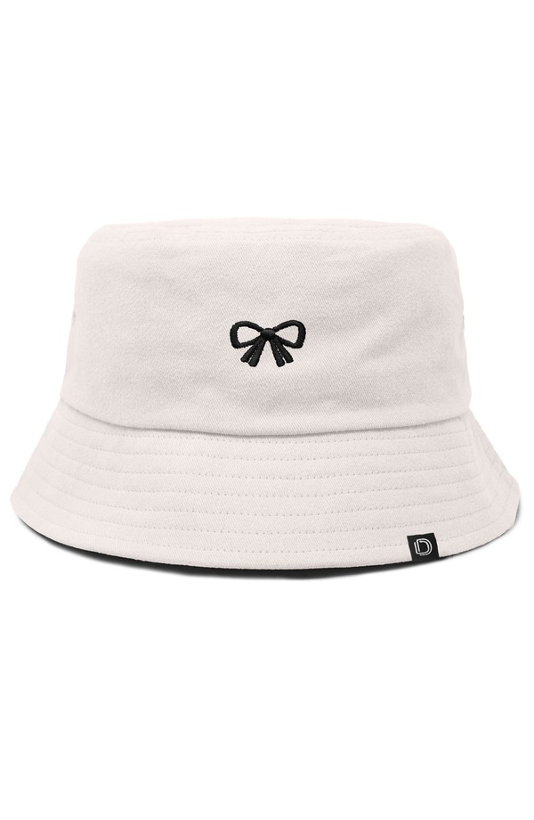 ダリックス レディース アクセサリー 帽子 Dalix Bow Bucket Hat Parchment White ホワイト｜ReVida 店