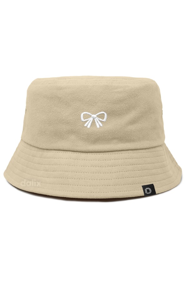 ダリックス レディース アクセサリー 帽子 Dalix Bow Bucket Hat Sesame Beige ベージュ｜ReVida 店 9,610円