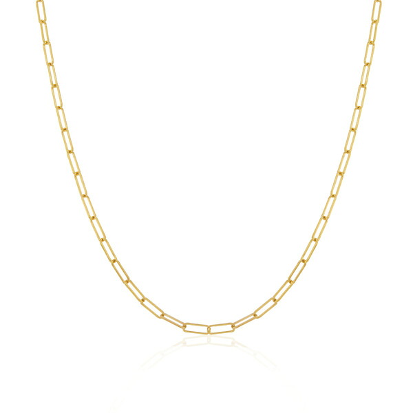 ザラブリー ファインジュエリー レディース アクセサリー ネックレス・チョーカー ミニ レース The Lovery Fine Jewelry Mini Paperclip Link Chainecklace Yellow Gold イエロー|ReVida 店