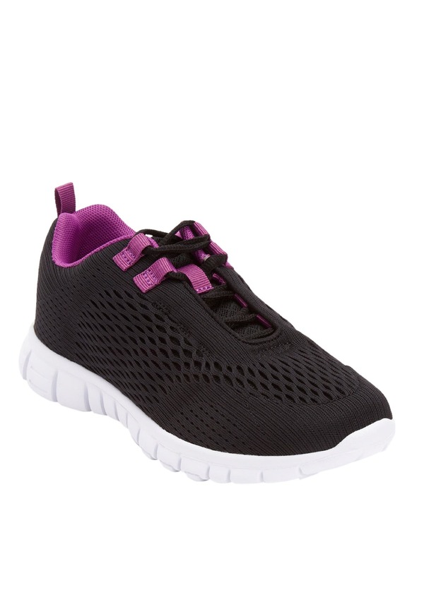 コンフォートビュー レディース シューズ スニーカー Comfortview Cv Sport Eddie Sneaker Black ブラック｜ReVida 店