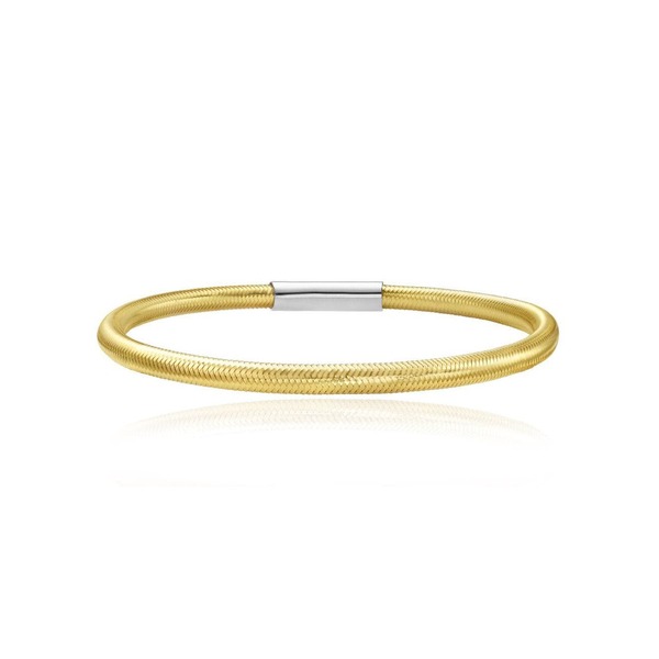 ザラブリー ファインジュエリー レディース アクセサリー ブレスレット・バングル・アンクレット The Lovery Fine Jewelry Classic Stretch Bangle Gold-Plated Sterling Silver ゴールド｜ReVida 店