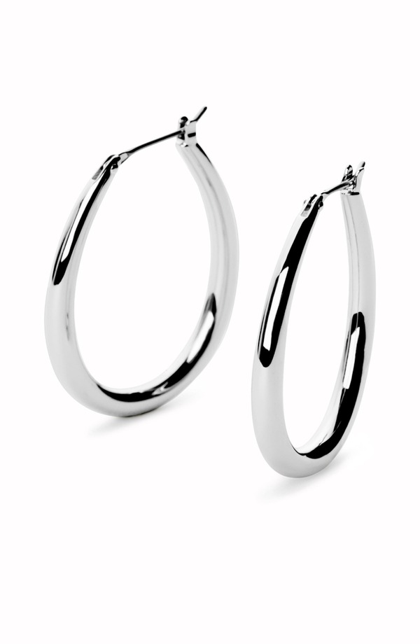 アナルイサ レディース アクセサリー ピアス・イヤリング Ana Luisa Hoop Earrings - Cuidado Silver シルバー|ReVida 店