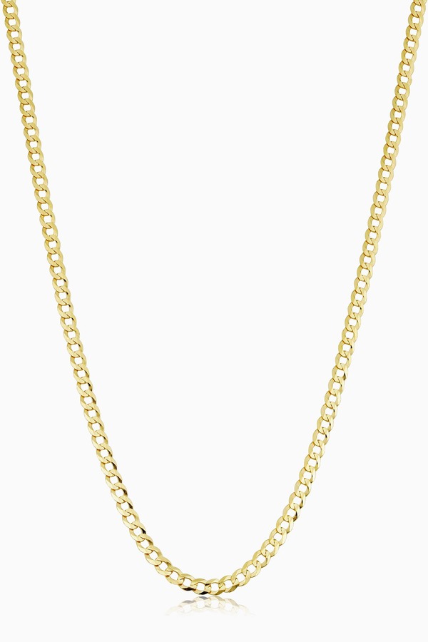 オラディナ レディース アクセサリー ネックレス・チョーカー Oradina 10K Yellow Gold Carmine Curb Choker Yellow Gold イエロー｜ReVida 店