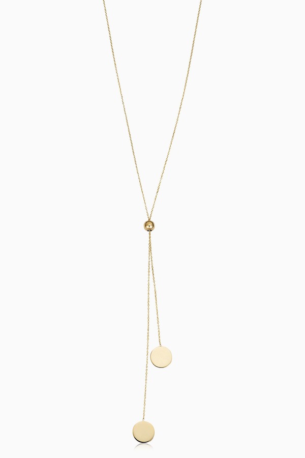 オラディナ レディース アクセサリー ネックレス・チョーカー レース Oradina 14K Gold Manhattan Lariat Necklace Yellow Gold イエロー|ReVida 店