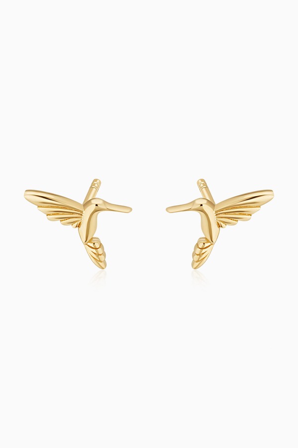 オラディナ レディース アクセサリー ピアス・イヤリング Oradina 14K Yellow Gold Freedom Dove Studs Yellow Gold イエロー|ReVida 店