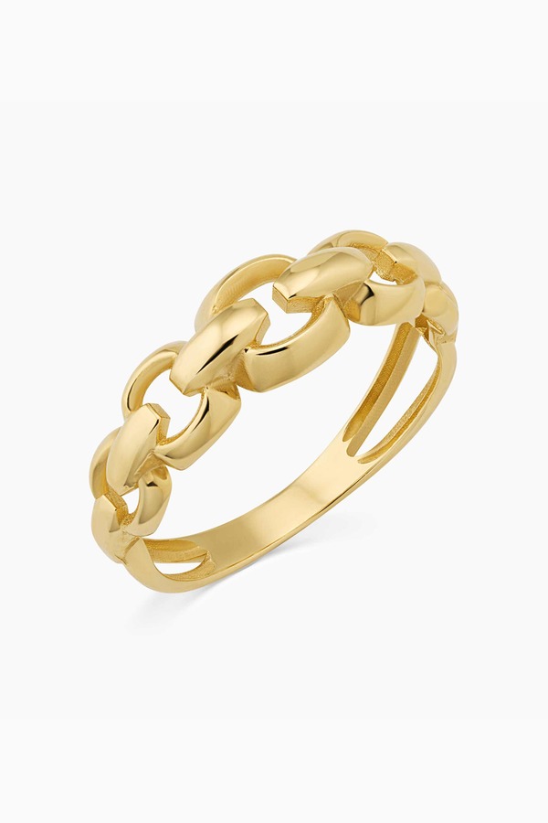 オラディナ レディース アクセサリー 指輪 Oradina 14K Yellow Gold Penthouse Ring Yellow Gold イエロー｜ReVida 店