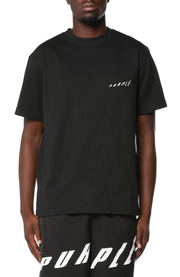 パープルブランド メンズ トップス プルオーバー プルオーバー グラフィック PURPLE BRAND Heavyweight Jersey Graphic T-Shirt Black 黒いこと