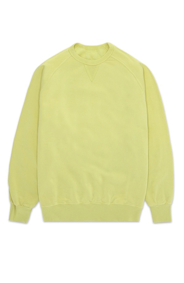 フォルテラ メンズ アウター パーカー・スウェット シャツ ジャージー フリース Fortela Harvard Fleece Jersey Raglan Sleeve Sweatshirt Lemon Yellow イエロー｜ReVida 店