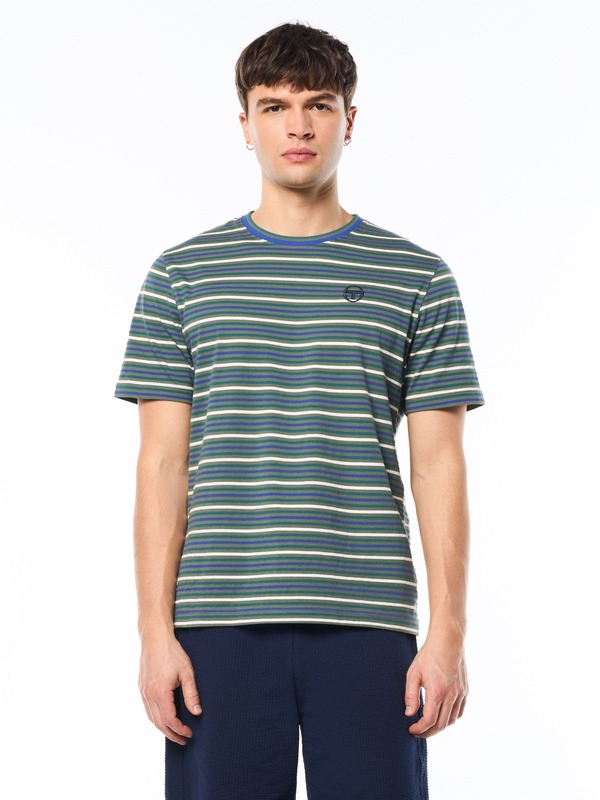 セルジオタッキーニ メンズ トップス Tシャツ Sergio Tacchini Piano T-Shirt Agave Green グリーン|ReVida 店