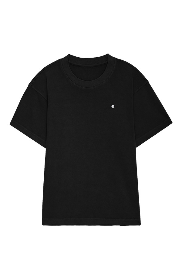 ダリックス メンズ トップス Tシャツ Dalix Mens Lil Alien Heavyweight Pigment Dye Tee Black ブラック|ReVida 店