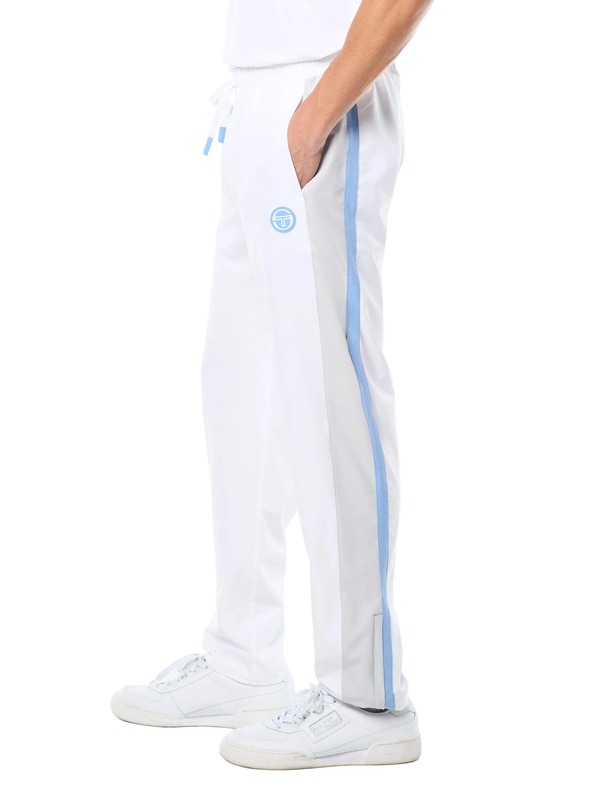 セルジオタッキーニ メンズ ボトムス カジュアルパンツ トラックパンツ Sergio Tacchini Racchetto Track Pant Brilliant White ホワイト｜ReVida 店 27,820円
