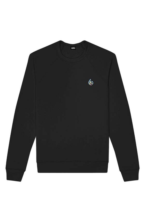 ダリックス メンズ アウター パーカー・スウェット シャツ フリース Dalix Fire Fleece Sweatshirt Black ブラック｜ReVida 店
