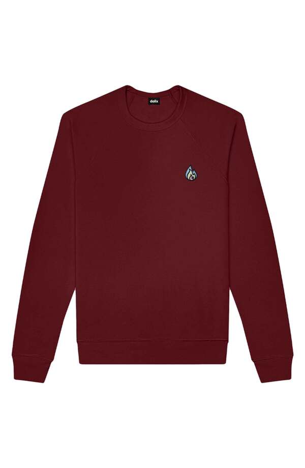 ダリックス メンズ アウター パーカー・スウェット シャツ フリース Dalix Fire Fleece Sweatshirt Maroon マルーン|ReVida 店