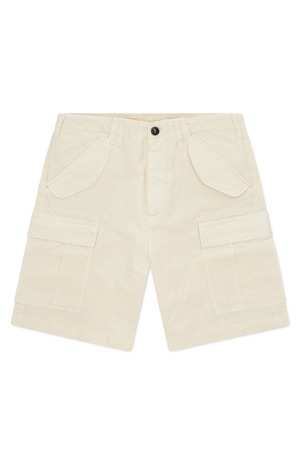 フォルテラ メンズ ボトムス カジュアルパンツ コットン Fortela Minert Cotton Pocket Bermuda Ecru エクリュ｜ReVida 店