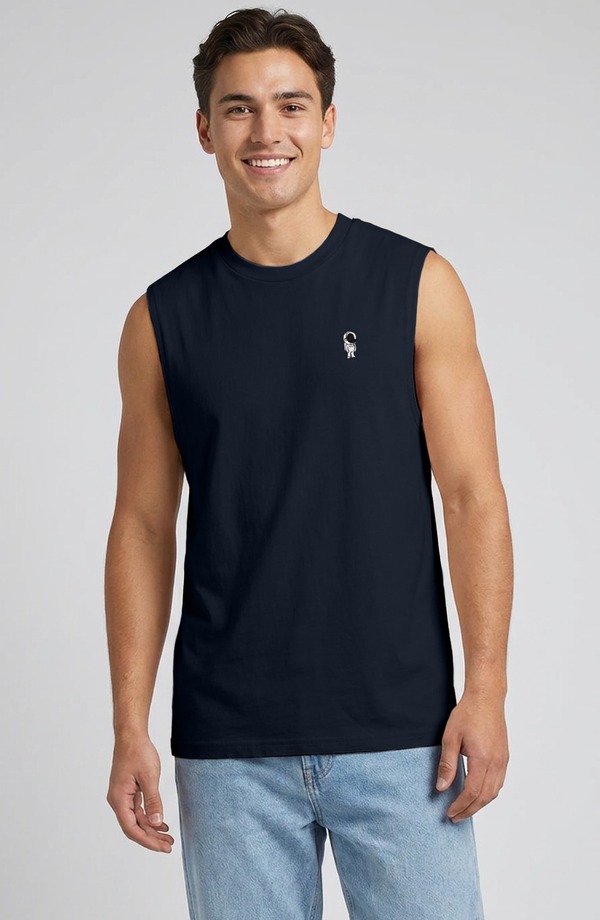 ダリックス メンズ トップス シャツ ジャージー Dalix Astronaut Midweight Jersey Tank Navy Blue ネイビー|ReVida 店