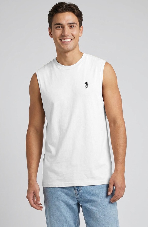 ダリックス メンズ トップス シャツ ジャージー Dalix Astronaut Midweight Jersey Tank White ホワイト|ReVida 店