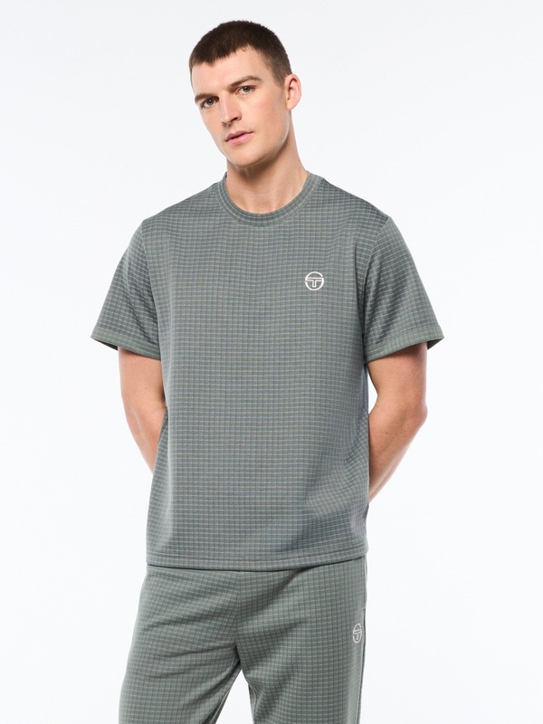 セルジオタッキーニ メンズ トップス Tシャツ Sergio Tacchini Rete T-Shirt Agave Green グリーン｜ReVida 店
