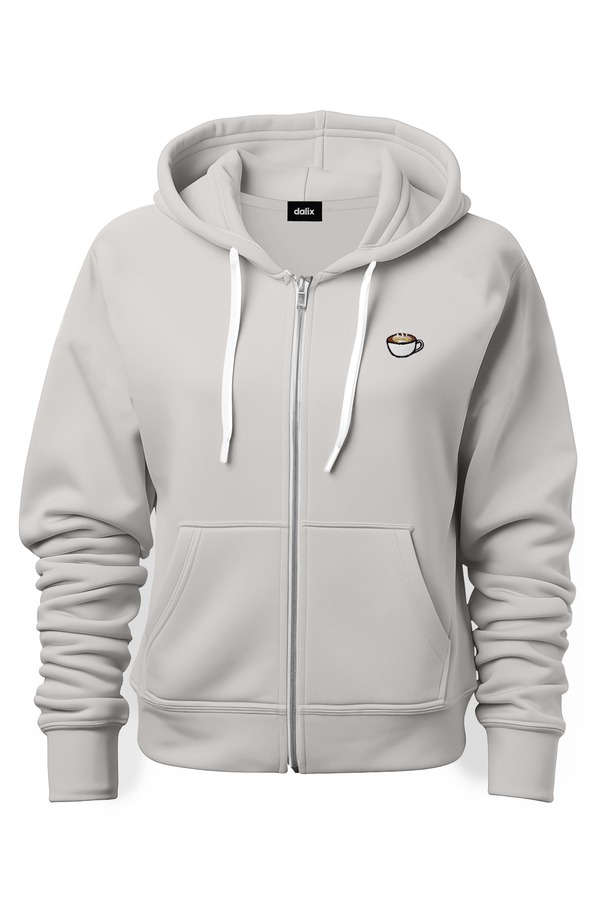 ダリックス メンズ アウター パーカー・スウェット キャップ Dalix Cappuccino Zip Hoodie Silver シルバー|ReVida 店