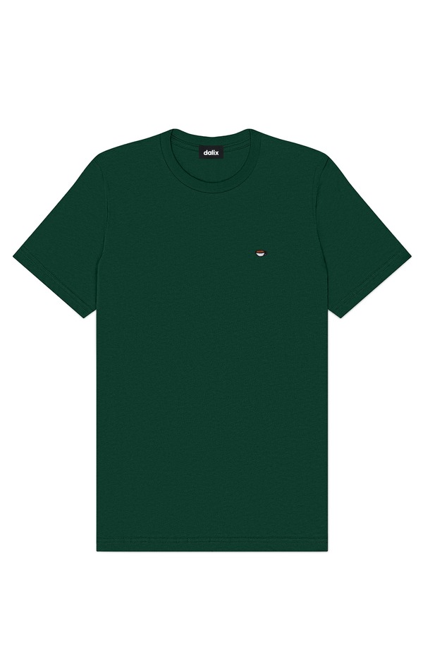 ダリックス メンズ トップス Tシャツ ジャージー Dalix Mens Lil Coffee Jersey Tee Forest Green グリーン｜ReVida 店