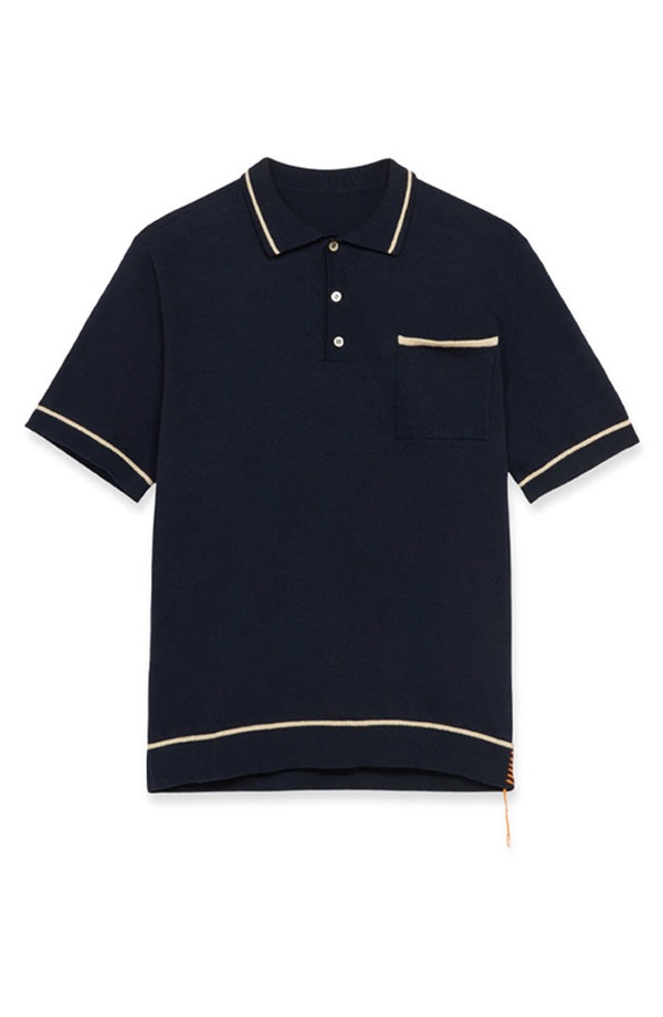 フォルテラ メンズ トップス ポロシャツ コットン Fortela Herrison Cotton Short Sleeve Polo Blue ブルー|ReVida 店