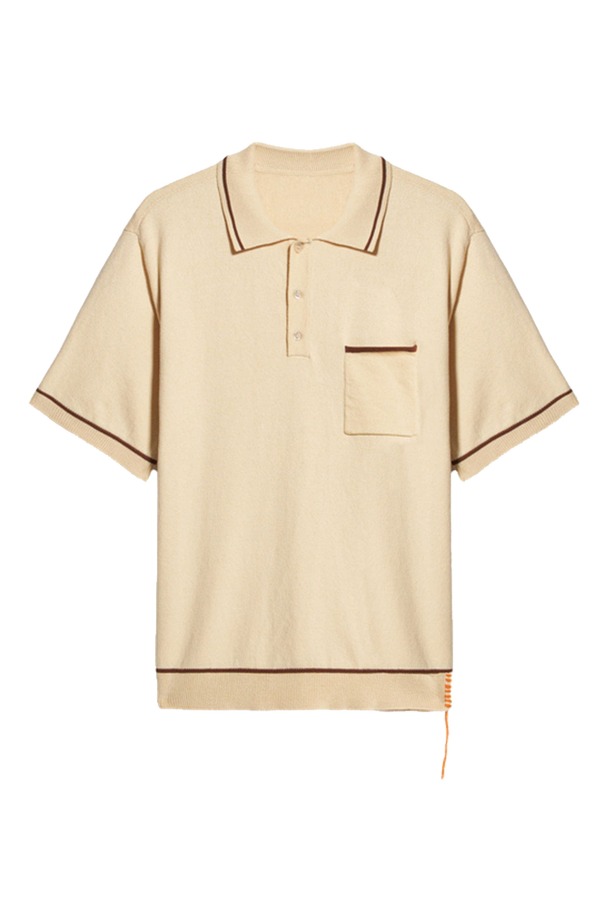 フォルテラ メンズ トップス ポロシャツ コットン Fortela Herrison Cotton Short Sleeve Polo Camel キャメル|ReVida 店