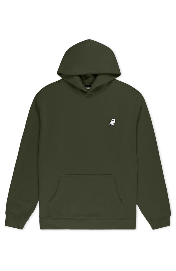 ダリックス メンズ アウター パーカー・スウェット フリース Dalix Ghost Relaxed Midweight Fleece Pullover Hoodie Cypress|ReVida 店