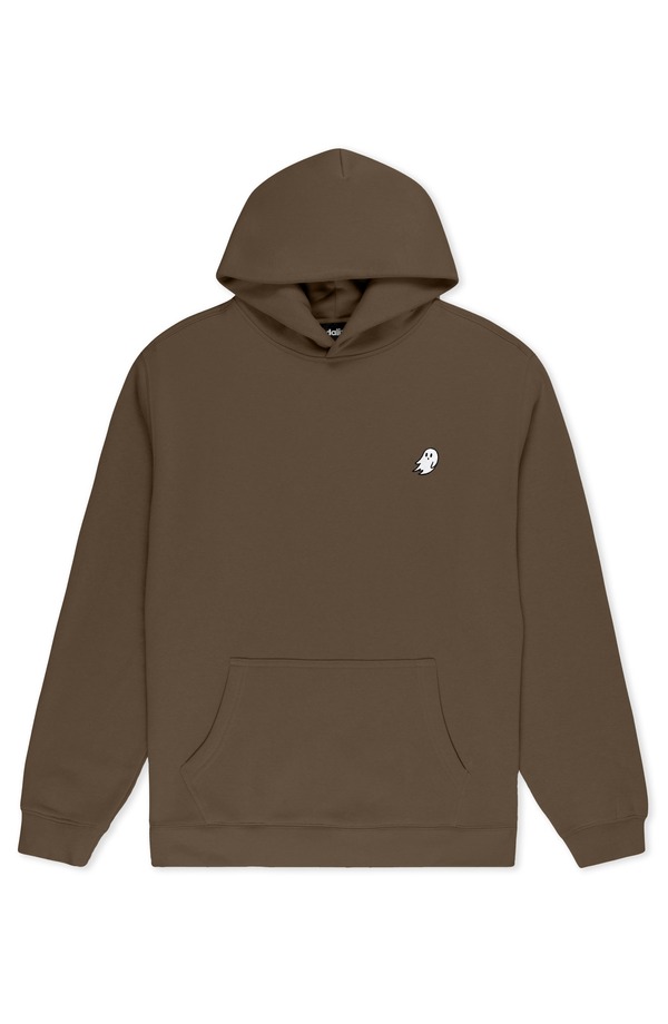 ダリックス メンズ アウター パーカー・スウェット フリース Dalix Ghost Relaxed Midweight Fleece Pullover Hoodie Walnut｜ReVida 店