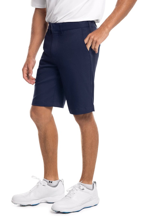 クーリバー メンズ ボトムス ハーフパンツ・ショーツ ショートパンツ Coolibar Men's Performance Shorts UPF 50+ Sun Protection Flaig Navy ネイビー|ReVida 店