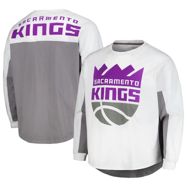 スタジアムエッセンシャルズ レディース アウター パーカー・スウェット プルオーバー Men\u0027stadium Essentials White Sacramento Kings Rally Pullover Sweatshirt White 白いこと