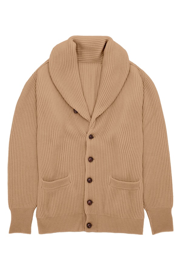 フォルテラ メンズ アウター パーカー・スウェット カーディガン Fortela Stoke Cashmere Cardigan Beige ベージュ｜ReVida 店 191,900円