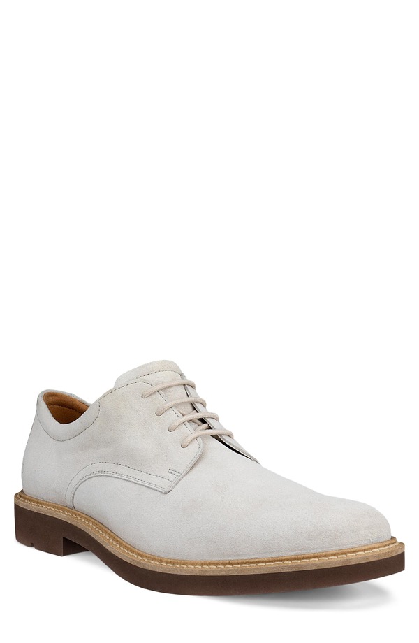 エコー メンズ シューズ ダービー ECCO Metropole London Derby Gravel Nubuck｜ReVida 店