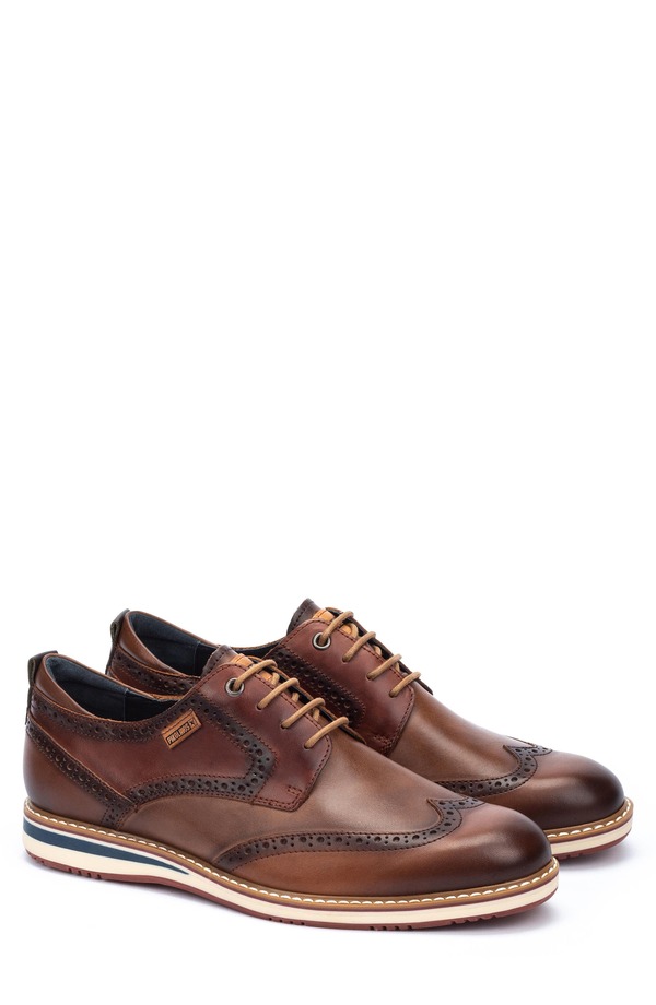 ピコリーノス メンズ シューズ ウィングチップ ダービー PIKOLINOS Avila Wingtip Derby Cuero|ReVida 店