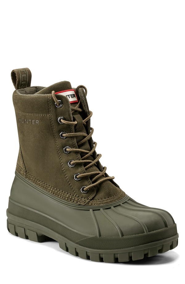 山立ち メンズ シューズ ブーツ・レインブーツ Hunter Southall Waterproof Insulated Boot Galloway Green/ Mid Olive 緑であること
