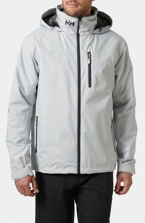 ヘリーハンセン メンズ アウター ジャケット・ブルゾン Helly Hansen Hooded Crew 2.0 Waterproof Midlayer Sailing Jacket Grey Fog グレー