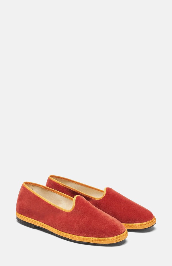 スカロッソ メンズ シューズ サンダル SCAROSSO Negroni Slippers Orange - Velvet オレンジ色