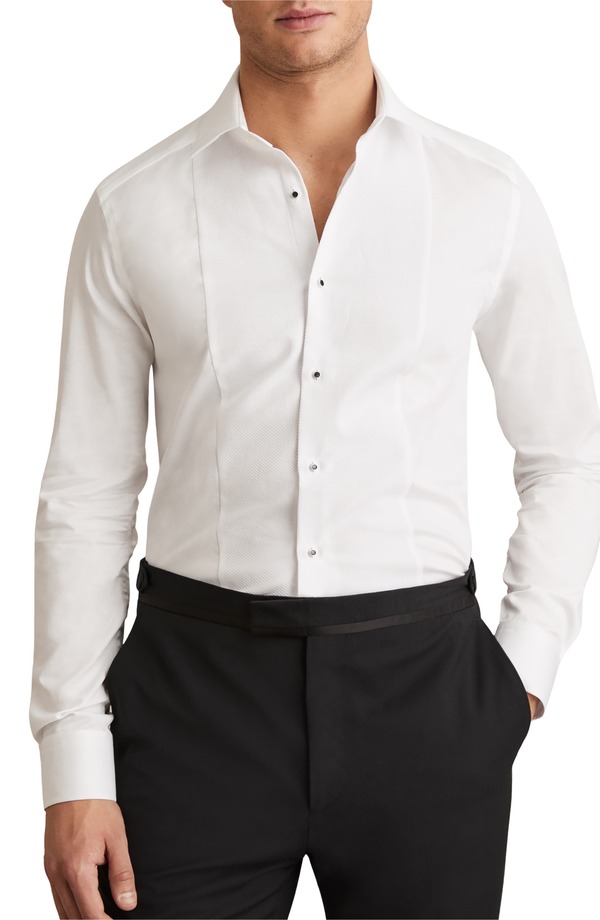 レイス メンズ トップス シャツ Reiss Marcel Button-Up Shirt White ホワイト