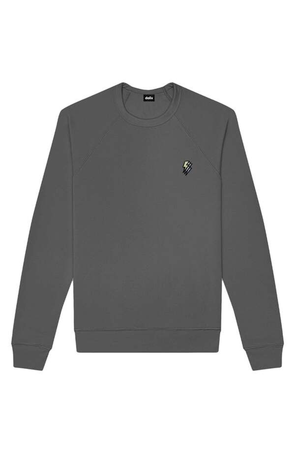 ダリックス メンズ アウター パーカー・スウェット シャツ フリース Dalix Lightning Fleece Sweatshirt Asphalt Gray グレー｜ReVida 店