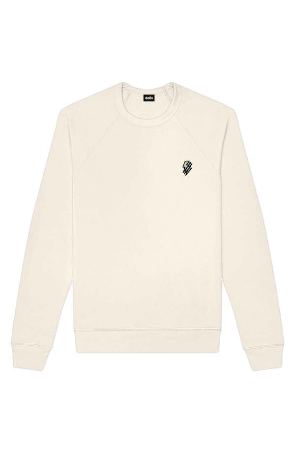 ダリックス メンズ アウター パーカー・スウェット シャツ フリース Dalix Lightning Fleece Sweatshirt Natural|ReVida 店