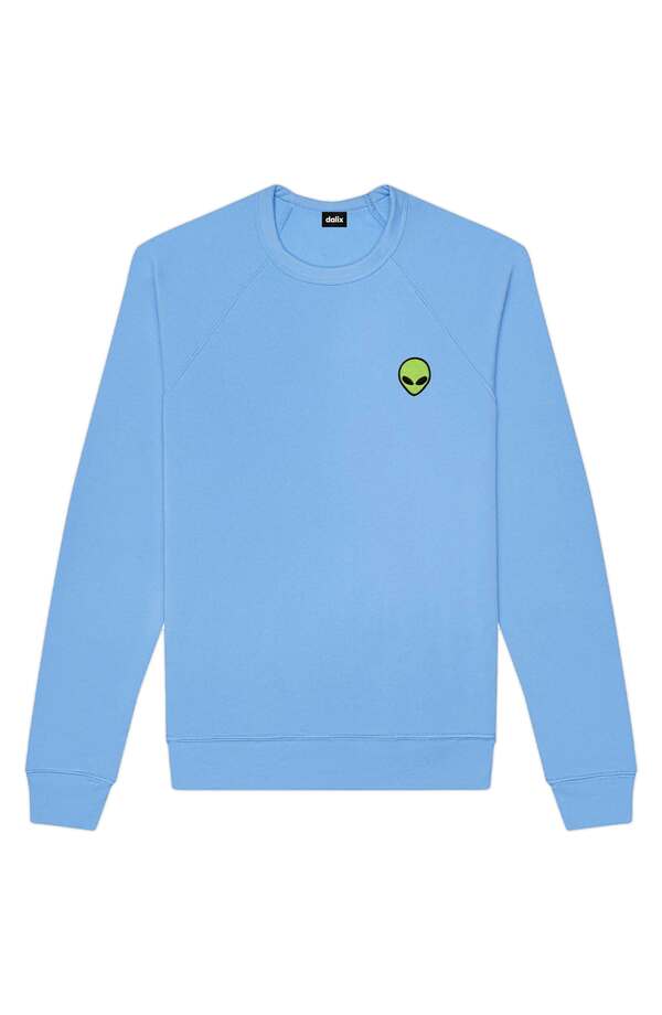 ダリックス メンズ アウター パーカー・スウェット シャツ フリース Dalix Alien Fleece Sweatshirt Carolina Blue ブルー｜ReVida 店