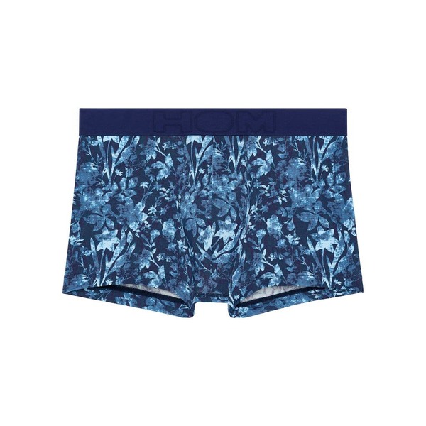 ホム メンズ アンダーウェア ボクサーパンツ HOM Compiegne Boxer Briefs Navy Print ネイビー|ReVida 店