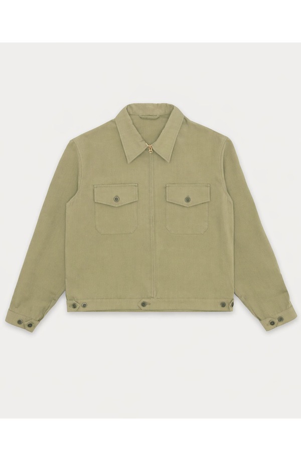 フォルテラ メンズ アウター ジャケット・ブルゾン コットン Fortelalbert Cotton Jacket Green グリーン|ReVida 店