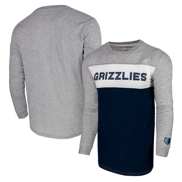スタジアムエッセンシャルズ レディース アウター パーカー・スウェット プルオーバー Stadium Essentials Unisex Heather Gray Memphis Grizzlies Loge Long Sleeve T-Shirt Heather Gray 薄墨色