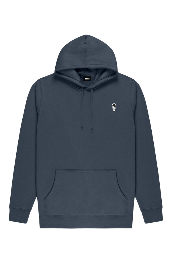 ダリックス メンズ アウター パーカー・スウェット シャツ フリース Dalix Astronaut Midweight Fleece Classic Hooded Sweatshirt Petrol Blue ブルー|ReVida 店
