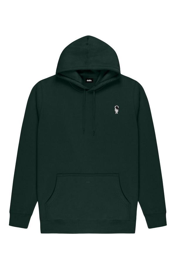 ダリックス メンズ アウター パーカー・スウェット シャツ フリース Dalix Astronaut Midweight Fleece Classic Hooded Sweatshirt Pine Green グリーン｜ReVida 店