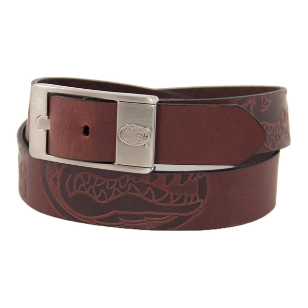 イーグルスウィングス メンズ アクセサリー ベルト レザー EAGLES WINGS Florida Gators Brandish Leather Belt - Brown ブラウン|ReVida 店