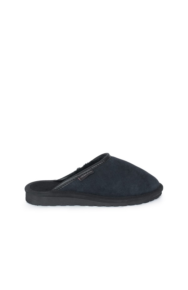 ケルティックアンドコー メンズ シューズ サンダル 背中開き Celtic & Co. Backless British Clogs Navy ネイビー｜ReVida 店