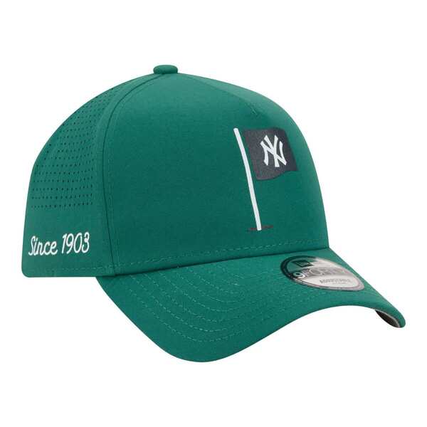 ニューエラ メンズ アクセサリー 帽子 Men's New Era Greenew York Yankees Pin Seeker 9FORTY A-Frame Adjustable Hat Green グリーン|ReVida 店