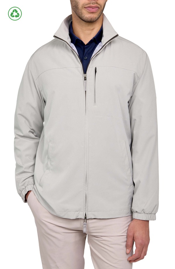 コンストラクト メンズ アウター ジャケット・ブルゾン レギュラーフィット CONSTRUCT Regular Fit Solid Recycled Performance Golf Jacket Stone ストーン｜ReVida 店 28,324円