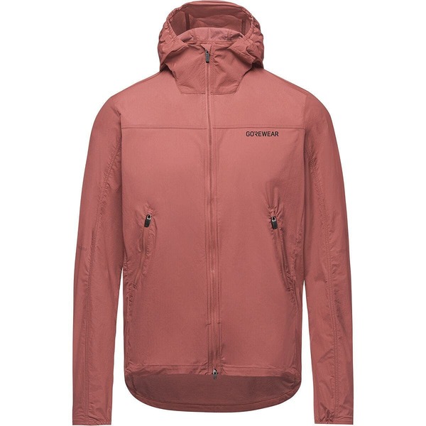 ゴアウェア メンズ アウター ジャケット・ブルゾン GOREWEAR Fernflow Hooded Windbreaker - Men's Lab Rose|ReVida 店