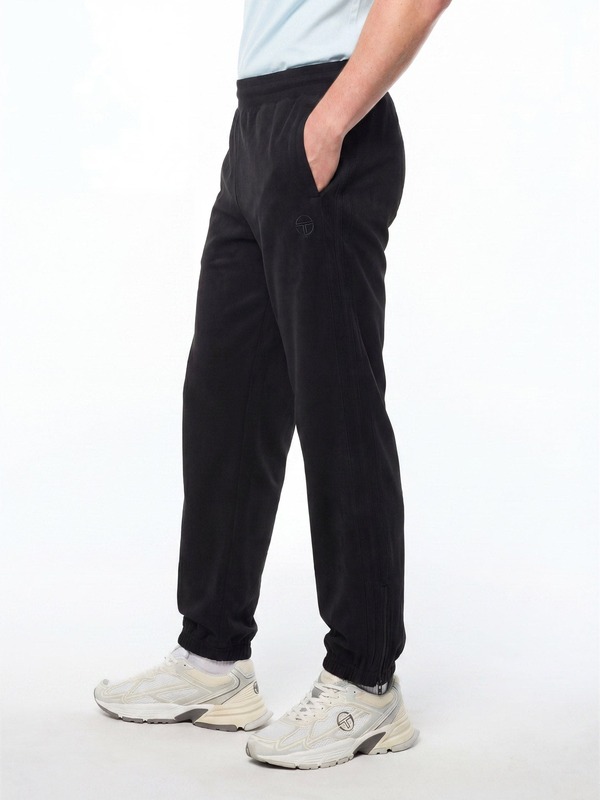 セルジオタッキーニ メンズ ボトムス カジュアルパンツ トラックパンツ Sergio Tacchini Camoscio Track Pant Black Beauty ブラック|ReVida 店